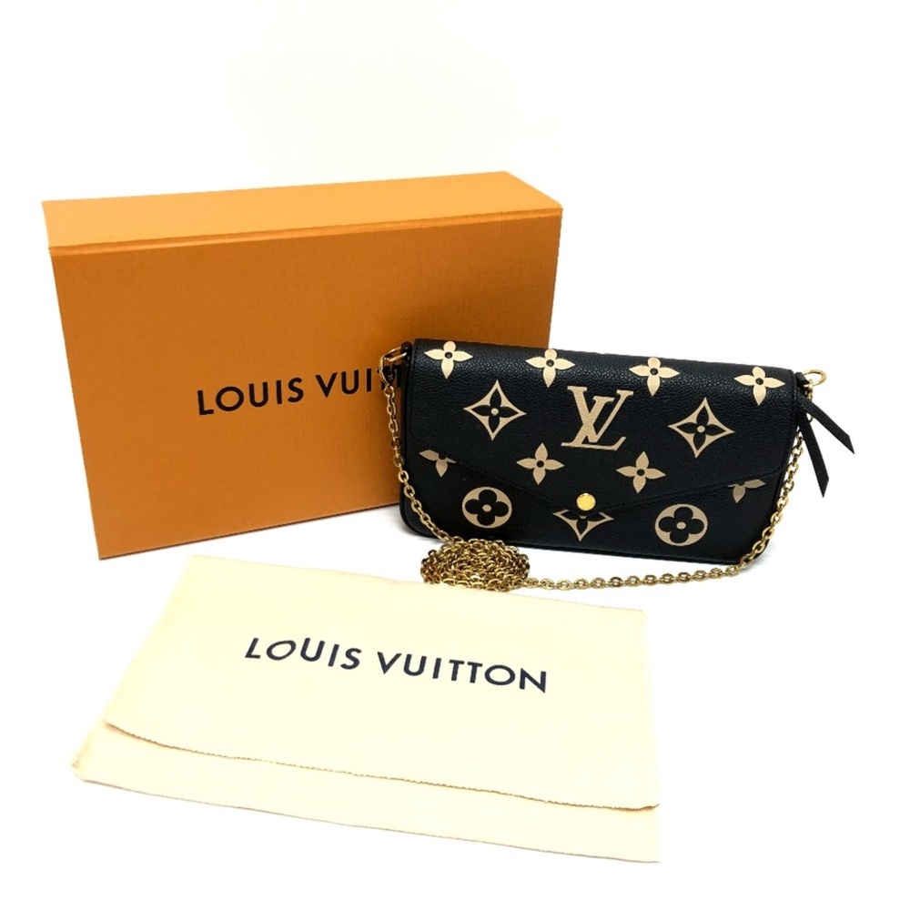 Louis Vuitton Félicie Pochette
Bicolor Monogram Empriente Black/Beige